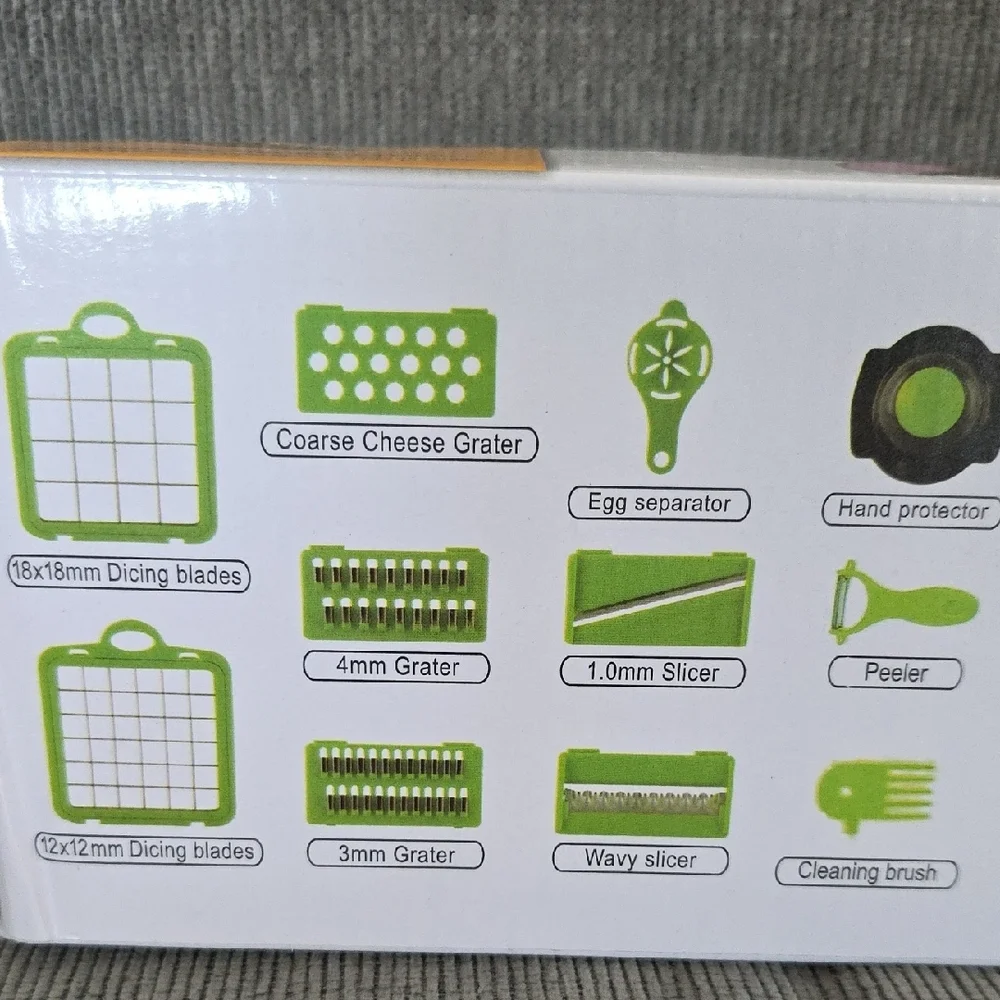 Kitchen Ideas‎ 16 Pcs Veggie Slicer